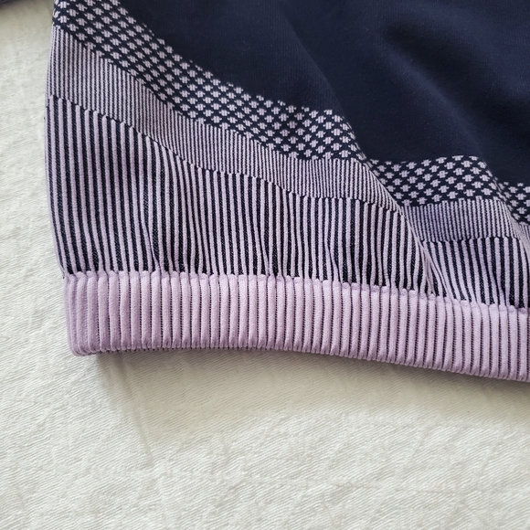 FABLETICS NWT Purple "Jessie" Seamless Crop Top- XL - RARE - Picture 9 of 10